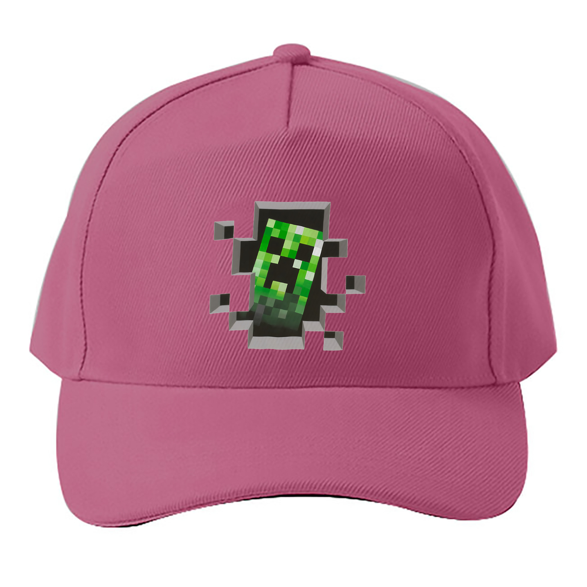 （画像用） マインクラフト ブロックの世界 Minecraft MC Block world ベースボールキャップ 綿100％ 男女兼用 帽子 スポーツ